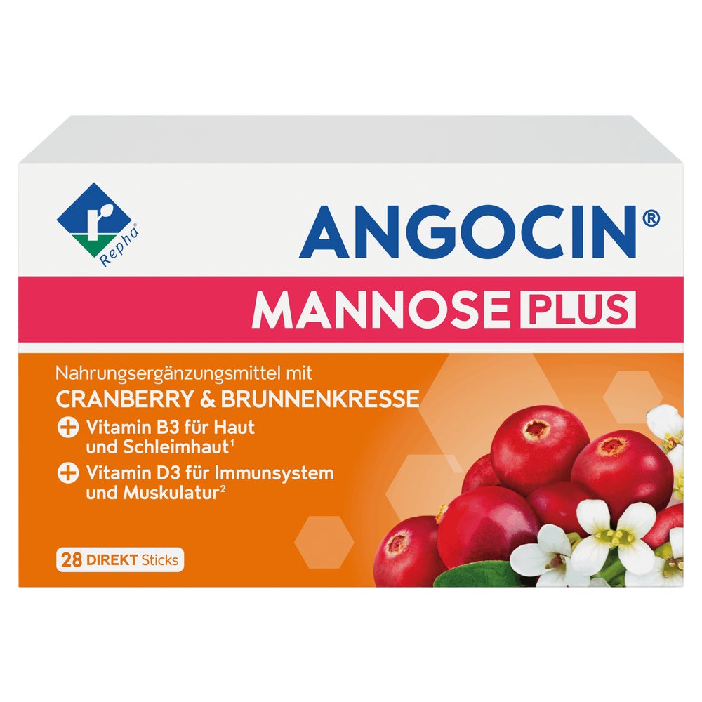 Angocin Mannose Plus Pulver Zum Einnehmen 28X3 g