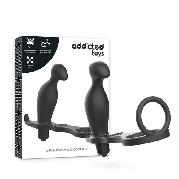 Addicted Toys - Flexibler Analplug mit Silikonring