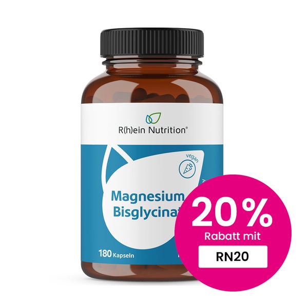 Magnesium Bisglycinat Hochdosiert Vegan 180 St
