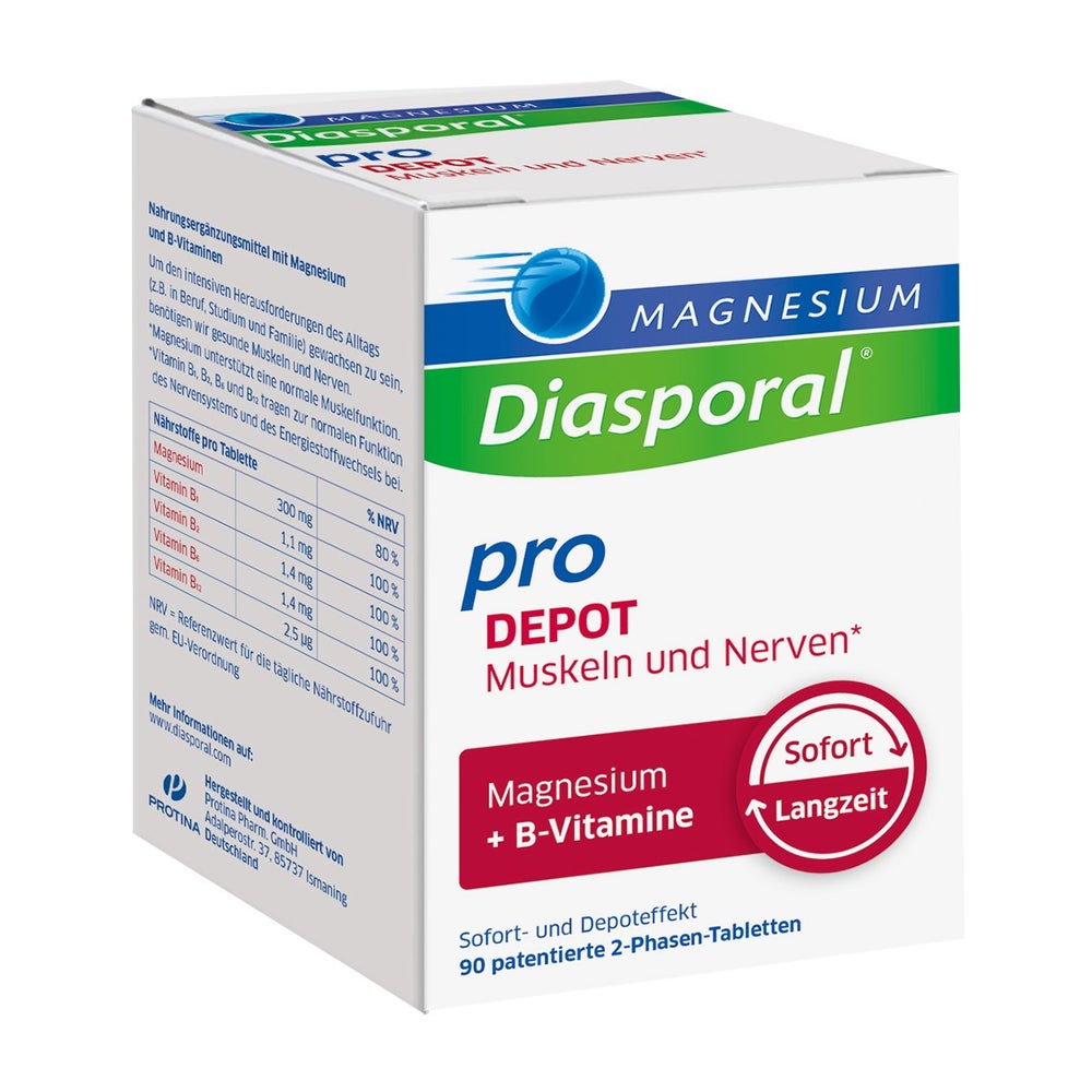 Magnesium Diasporal pro Depot Muskeln und Nerven 90 St