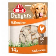 8in1 Delights Chicken Knochen XS 14 St