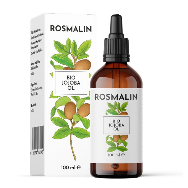 Rosmalin® Jojobaöl 100 ml - Bio Jojoba Öl - Jojobaoel 100 ml