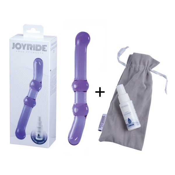 JOYRIDE - GlassiX Set - Hand gefertigter Glas-Dildo