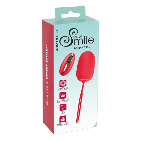 Sweet Smile - RC Love Ball - Vibrokugel mit Fernbedienung 1 St