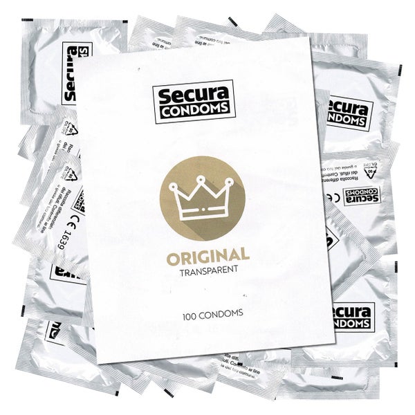 Original 100 transparente Standard-Kondome (100 Kondome) 100 St