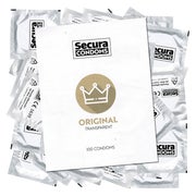 Produktabbildung: Secura «Original» 100 transparente Standard-Kondome (100 Kondome) 100 St