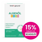 Produktabbildung: Omega 3 Kapseln Kinder, vegan aus Algenöl – White Omega Kids 90 St