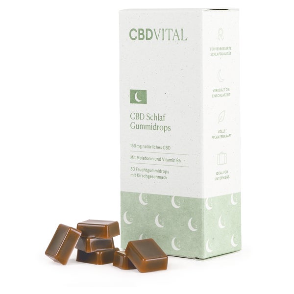 CBD VITAL Schlaf Gummidrops mit CBD und Melatonin 30 St