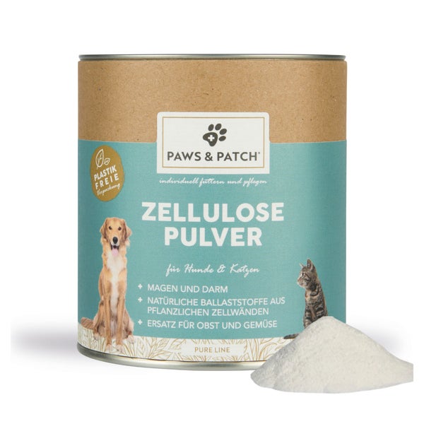 PAWS&PATCH ZELLULOSE Pulver für Hunde und Katzen 150 g