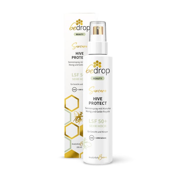 Bedrop Suncare Sonnenspray LSF 50+ mit Manuka Honig und Gelée Royale 200 ml