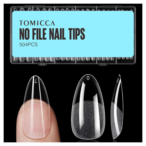 Nageltips 504 Stück 12 Größen Nagelverlängerung Nail Art Alm 1 St