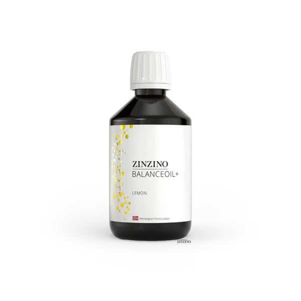 ZINZINO BalanceOil+ Zitrone 300 ml – Hochwertiges Omega-3-Öl