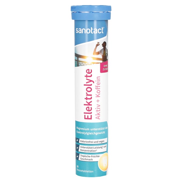 Sanotact Elektrolyte Aktiv+koffein Brausetabletten 20 St
