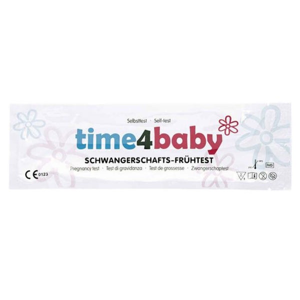 time4baby hochempfindlicher Frühschwangerschaftstest 10 miu/ml 20 St