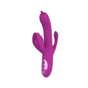 Pia - Rabbit Vibrator mit Zunge und Stoß 1 St