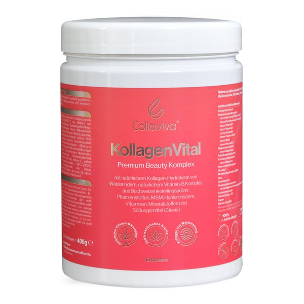 KollagenVital Erdbeere - 400 g - Premium Beauty Komplex 400 g