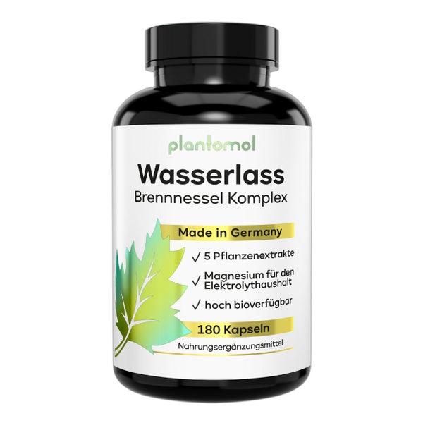 plantomol® Wasserlass - mit Brennessel Löwenzahn & Piperin