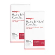 Produktabbildung: medpex Haar & Nägel Kapseln Duo 2X120 St