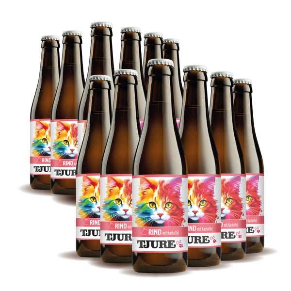 TJURE Katzensmoothie - Rind mit Kartoffel 12 x 220 ml 2640,00 ml