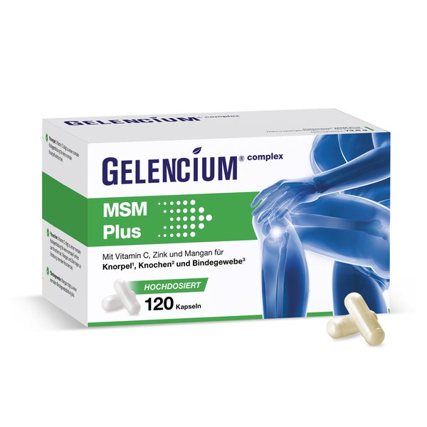 Gelencium Msm Plus Kapseln+vitamin C Hochdosiert 120 St