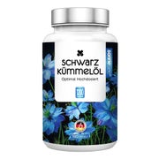 Sonnesee Schwarzkümmelöl mit Vitamin E, 300 Kapseln 300 St