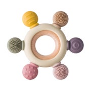 Beißring aus Silikon BPA frei Baby Spielzeug 1 St