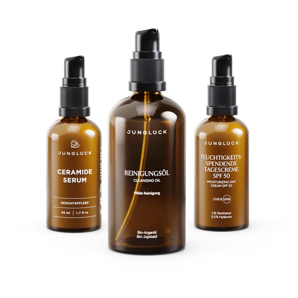JUNGLÜCK Set Hautbarriere stärken mit SPF 50