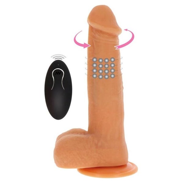 Get Real - Vibrations- und Perlen-Stimulations-Dildo 1 St