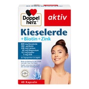 Produktabbildung: Doppelherz Kieselerde + Biotin + Zink 40 St
