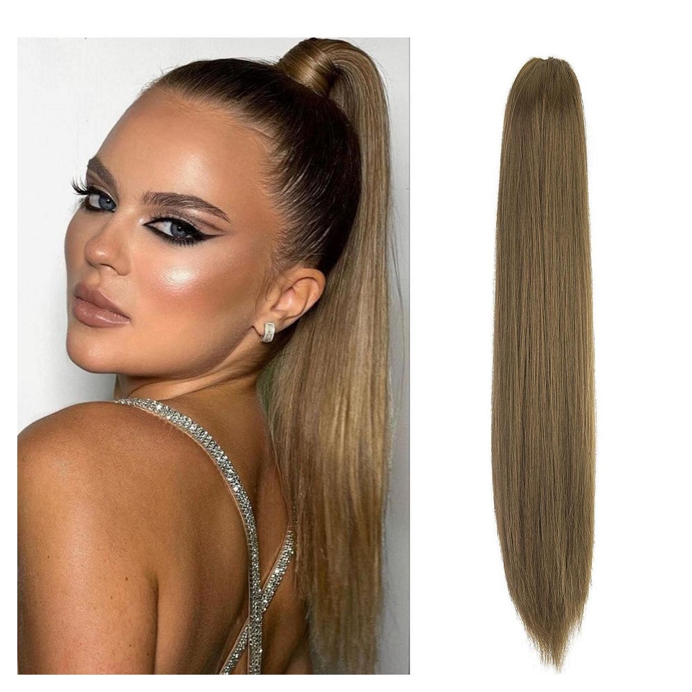 Pferdeschwanz Haarteil Ponytail Clip Extensions 50 cm 150g G 1 St