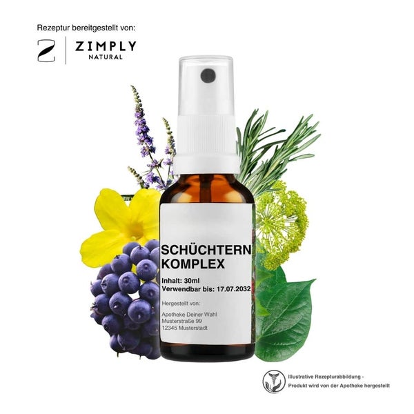 Zimply Natural SCHÜCHTERN KOMPLEX - Pflanzbasierte Rezeptur 30 ml