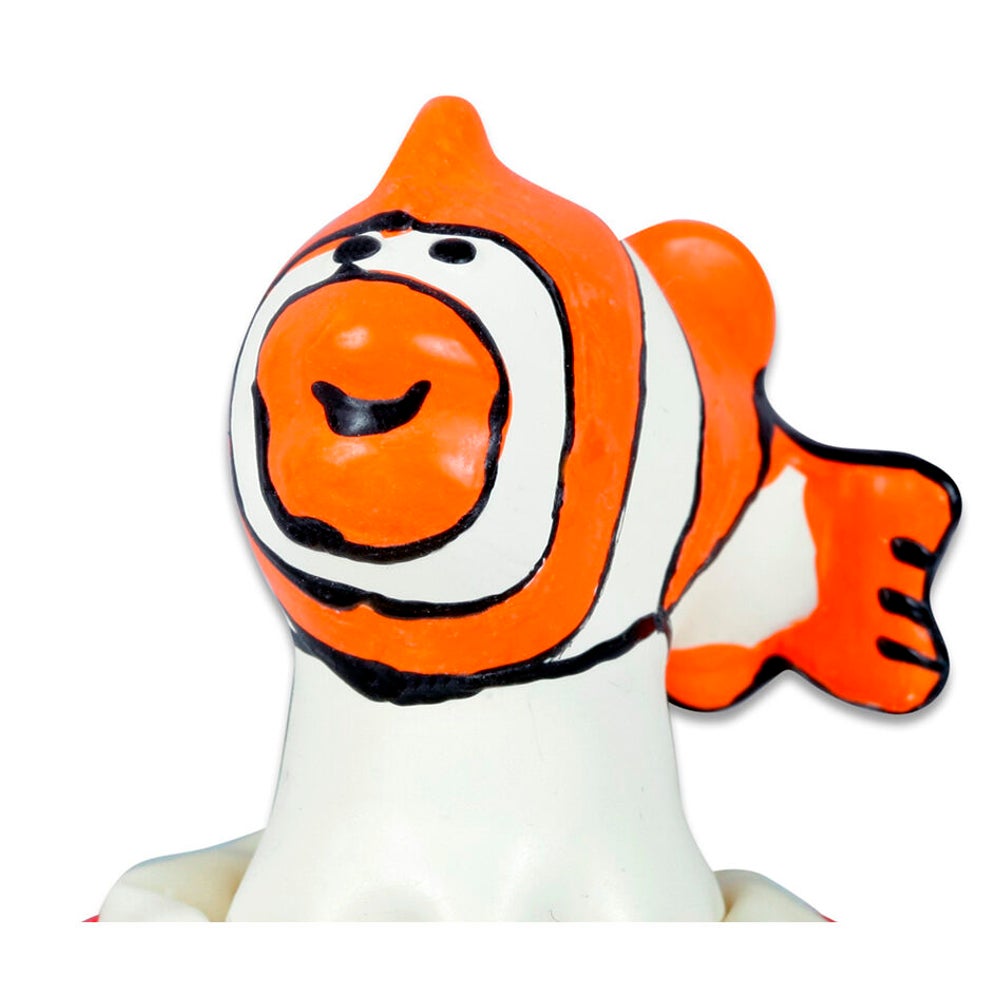 Scherzkondom mit Figur «Clownfisch» 1 Stück, handbemalt (1 Stück) 1 St