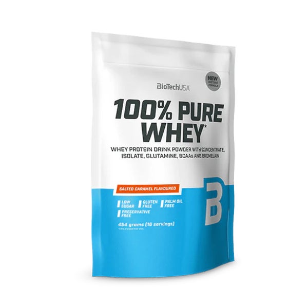 BioTech 100% Pure Whey - Salty Caramel 0.454 kg