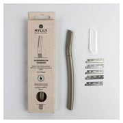 MYLILY Augenbrauen Rasierer inklusive 5 Klingen - Silber 1 St