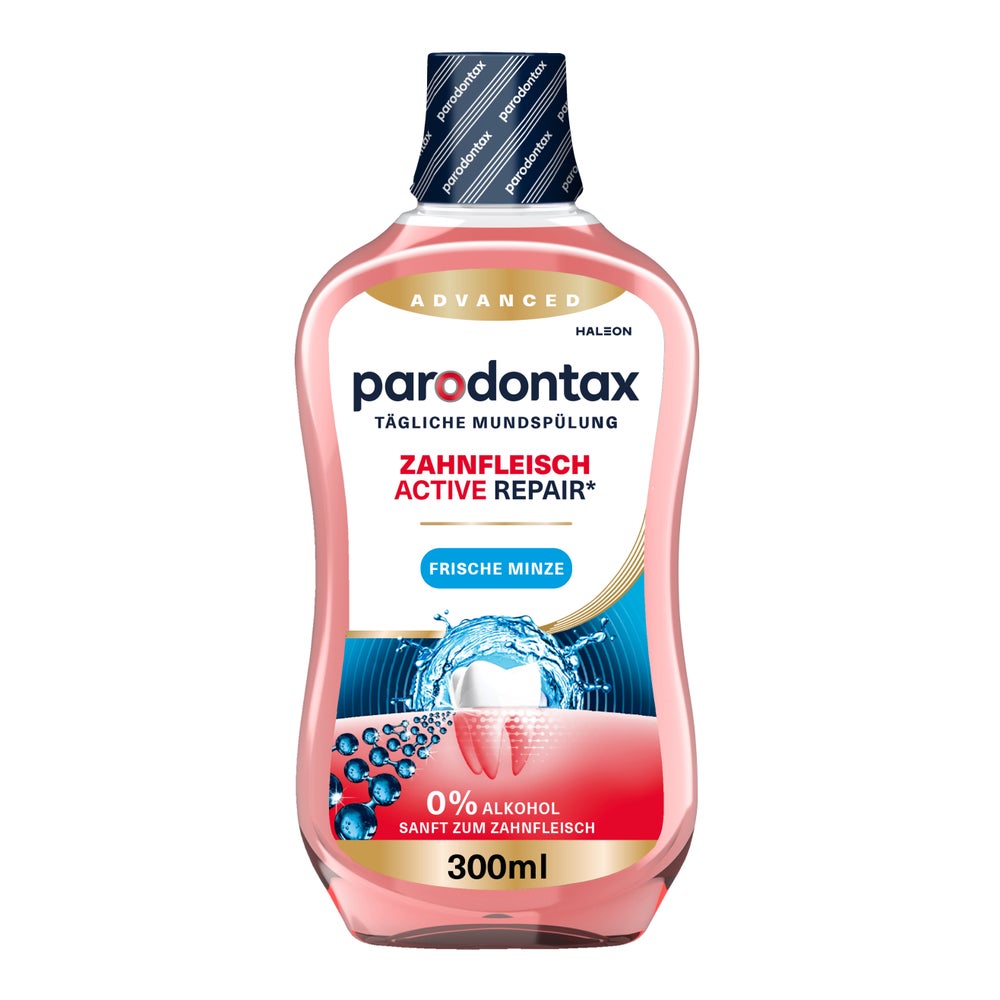 Mundspülung parodontax Zahnfleisch Active Repair*, frische Minze, 300ml 300 ml