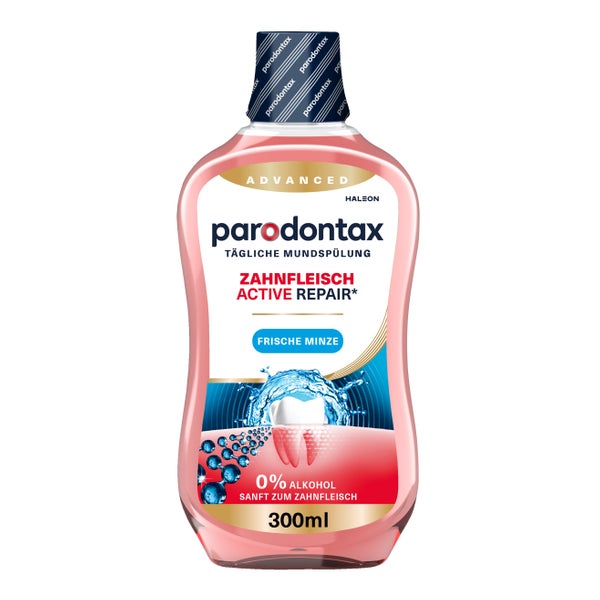Mundspülung parodontax Zahnfleisch Active Repair*, frische Minze, 300ml 300 ml