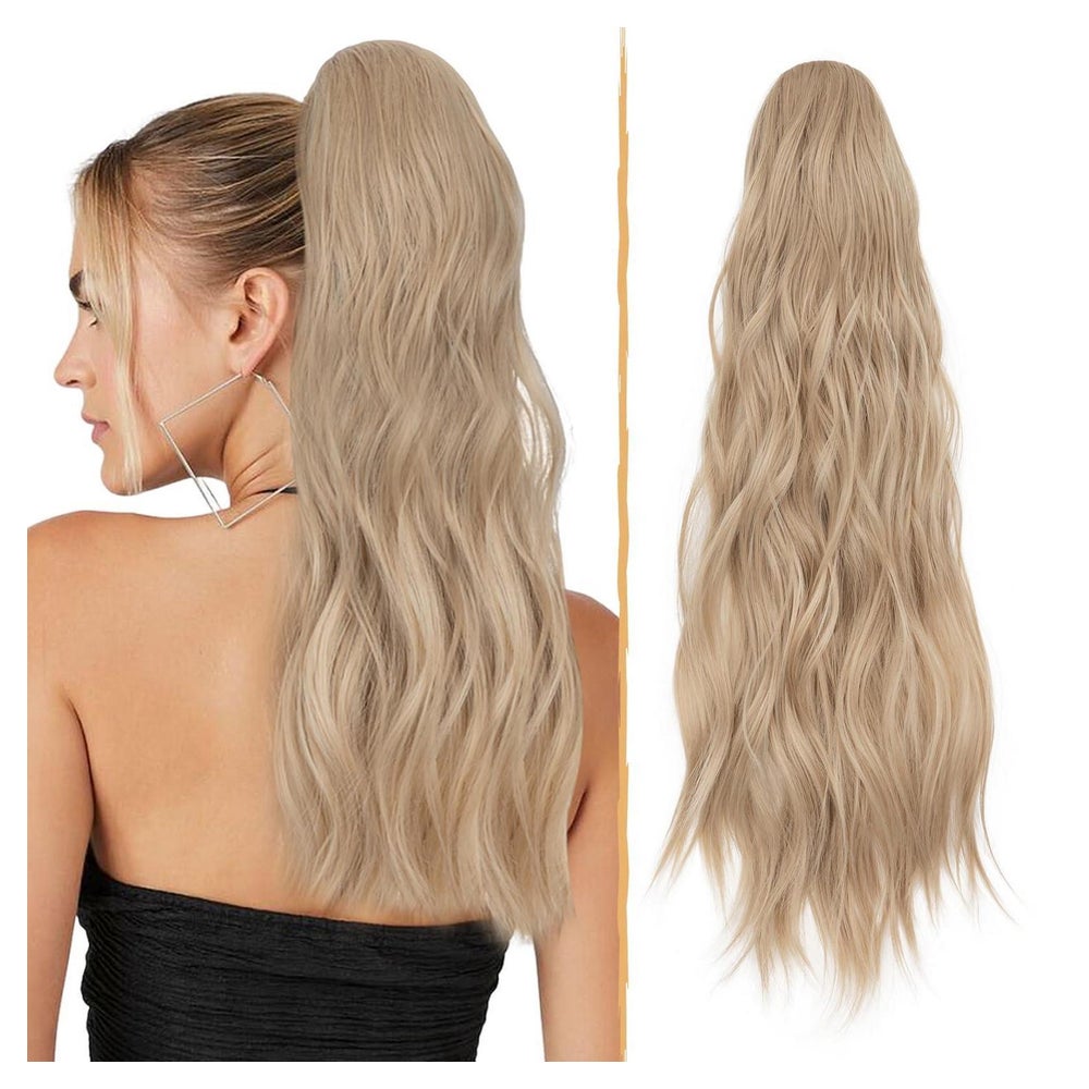 Pferdeschwanz Haarteil 66cm Blond und Blond Aschblond gemisc 1 St