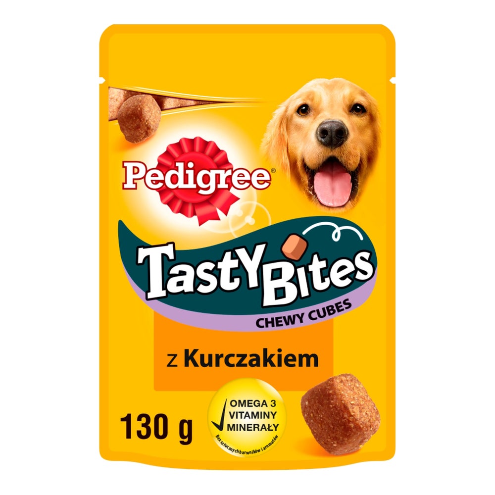 PEDIGREE Tasty Bites Chewy Cubes  Hundeleckerli mit Huhn 0,13 kg