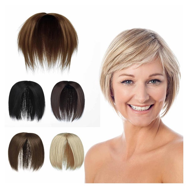 Haar Topper Frauen Hellbraun ohne Pony 3 Clips 15 cm Hellbra 1 St