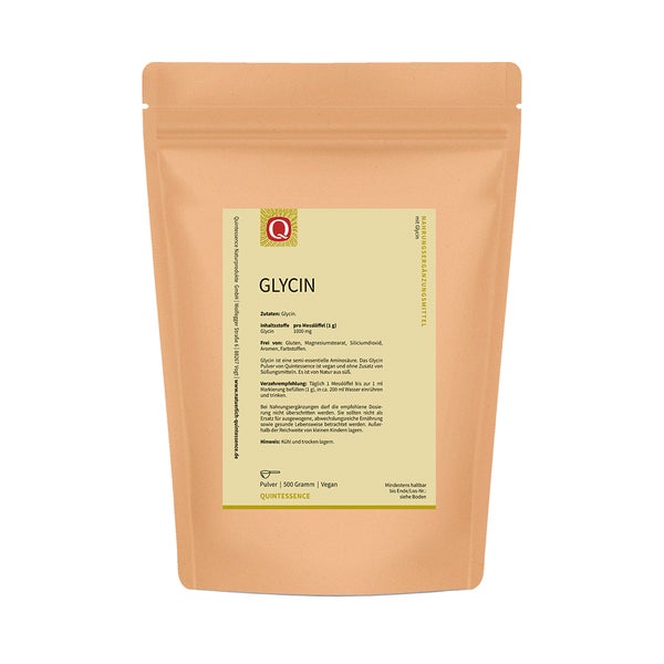 Quintessence Glycin Pulver - wichtiger Baustein für Proteine 500 g