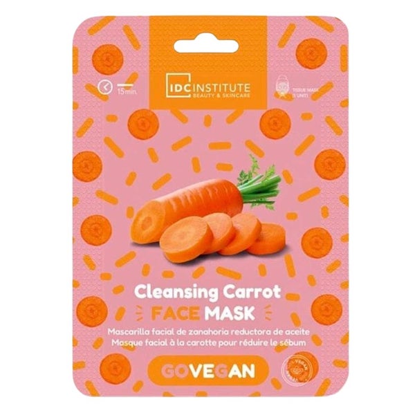 Idc Institute Vegane Maske mit Karotte für fettige Haut 10 ml