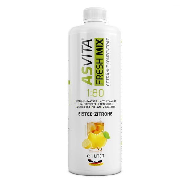 ASVita Fresh Mix Mineralgetränk 1/80 - Eistee-Zitrone 1 l