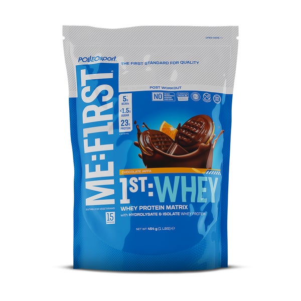 Polleo 1st Whey, 454 g, Chocolate Jaffa 454 g