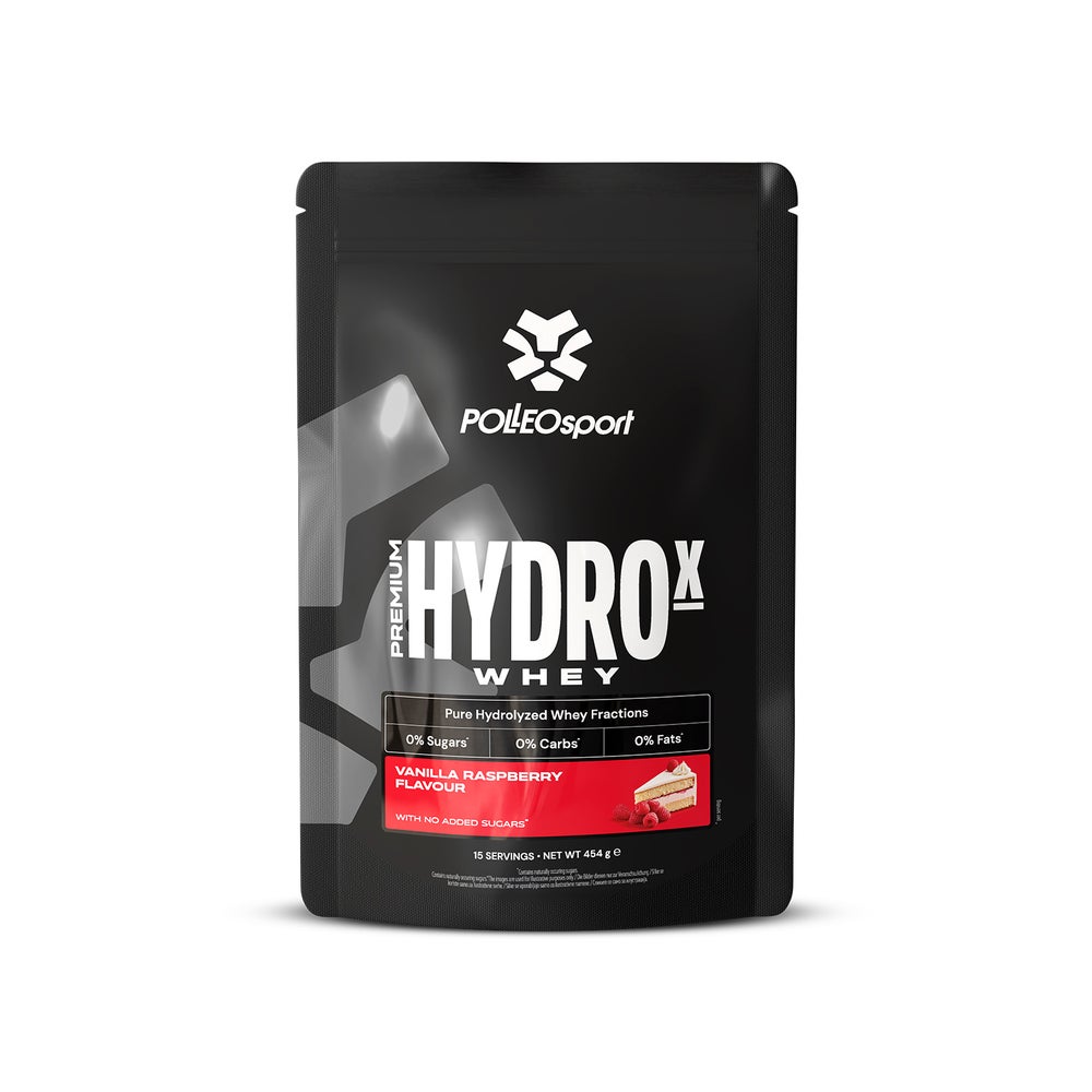 Polleo Premium HydroX Whey, 454 g, Vanilla Raspberry 454 g