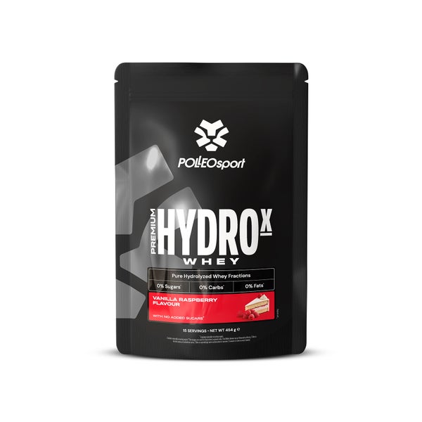 Polleo Premium HydroX Whey, 454 g, Vanilla Raspberry 454 g