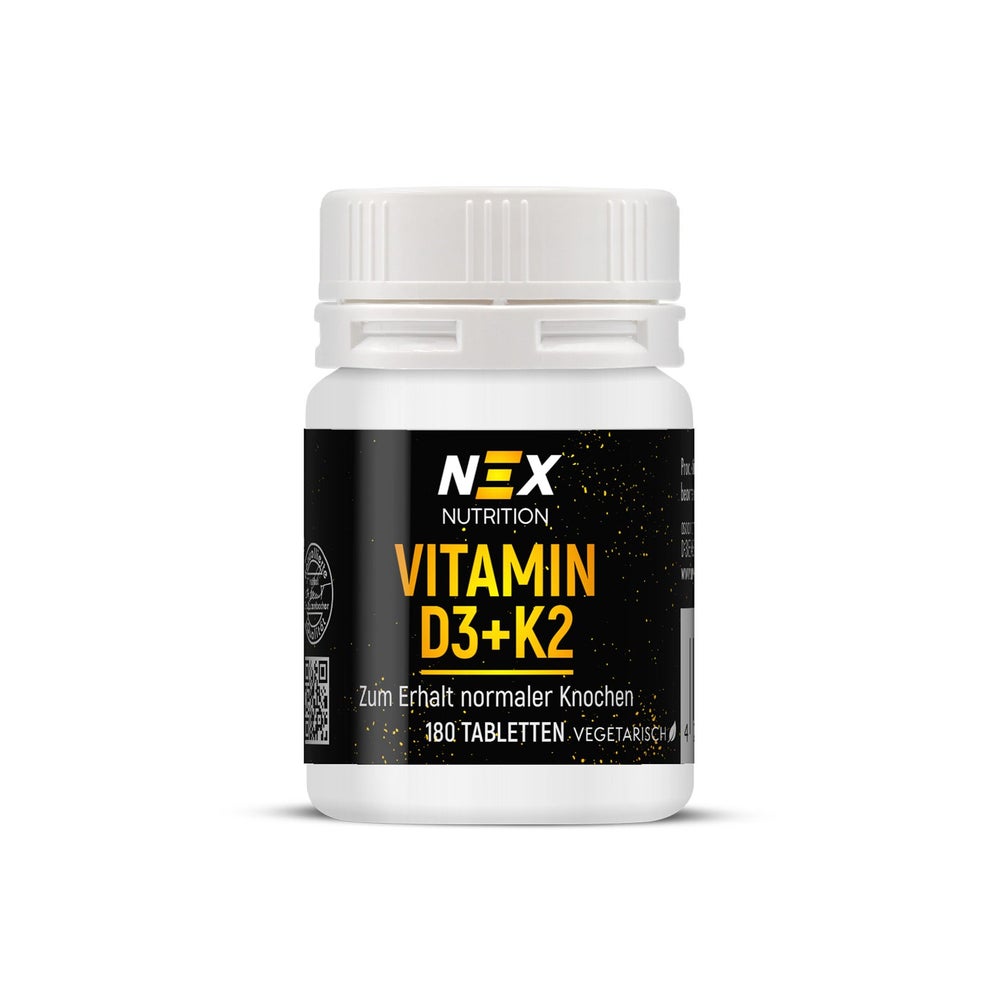Nex Nutrition Vitamin D3+k2 Tabletten 180 St