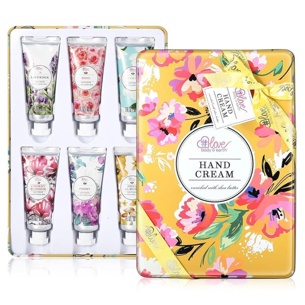 Body Earth Handcreme Geschenkset 6 Stück Reisegröße Sheabutt 1 St