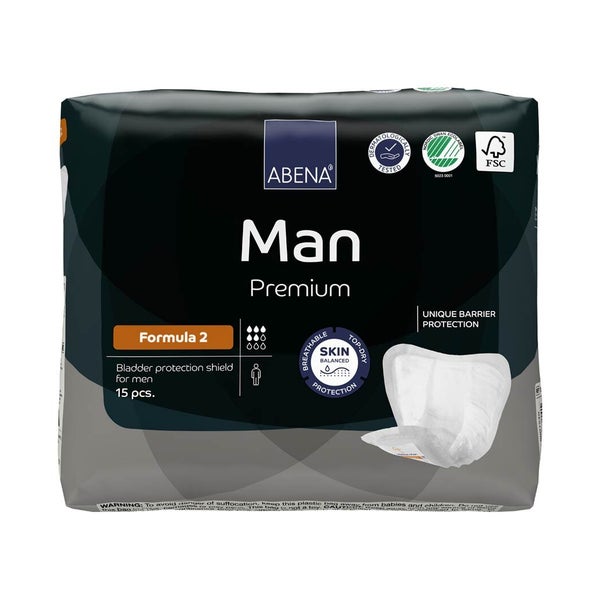 Abena Man Premium Formula 2 Inkontinenzeinlagen 12X15 St