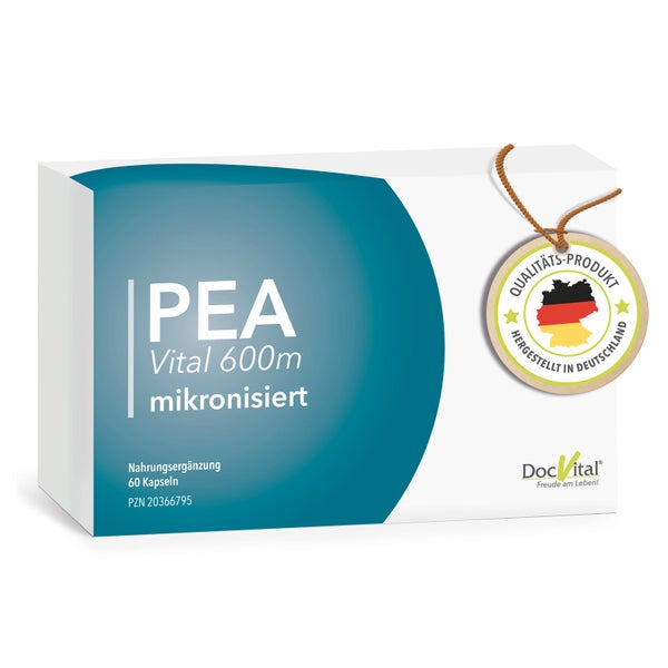 PEA Kapseln MIKRONISIERT: 60 Kapseln hochdosiert - vegan 60 St