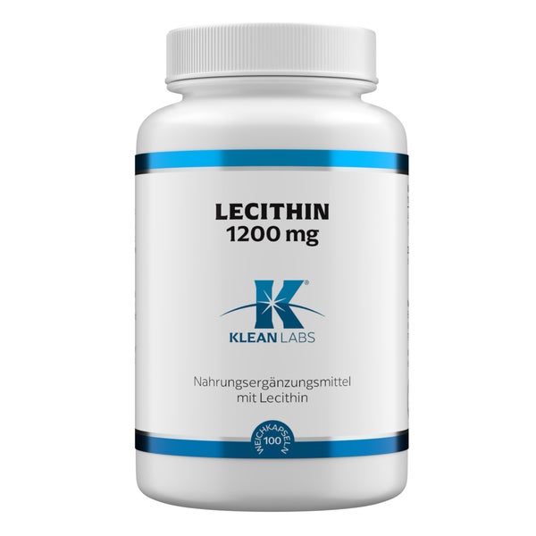 Lecithin Weichkapseln 1200 Mg Klean Labs 100 St